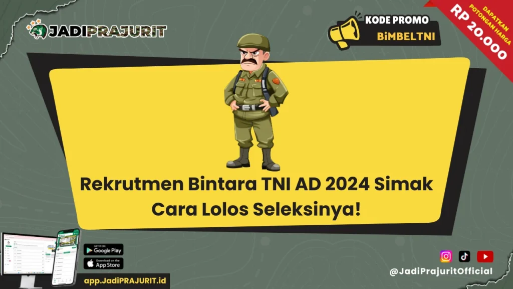 Rekrutmen bintara TNI AD 2024