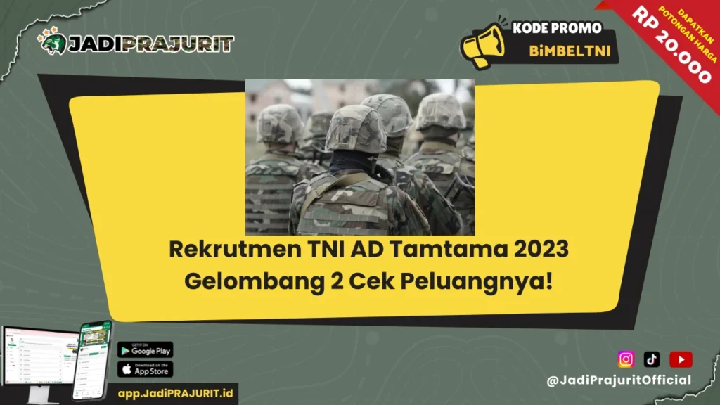 Rekrutmen TNI AD Tamtama 2023