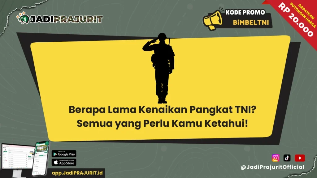 Berapa Lama Kenaikan Pangkat TNI