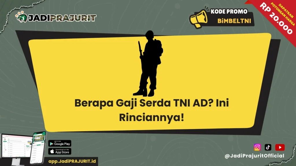 Berapa Gaji Serda TNI AD