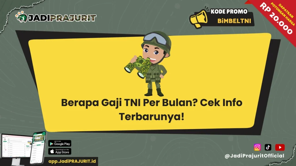 Berapa Gaji TNI Per Bulan