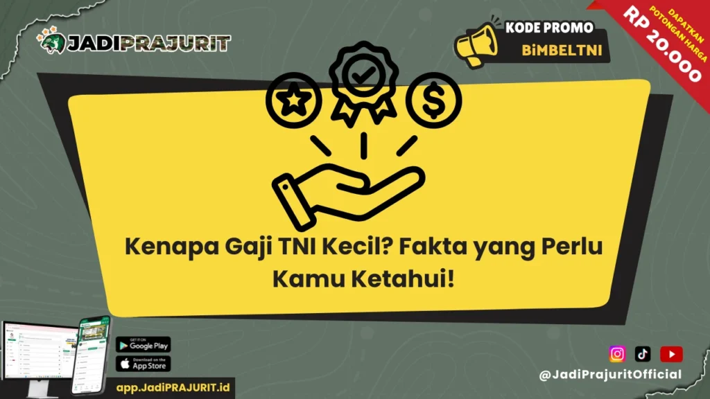 Kenapa Gaji TNI Kecil