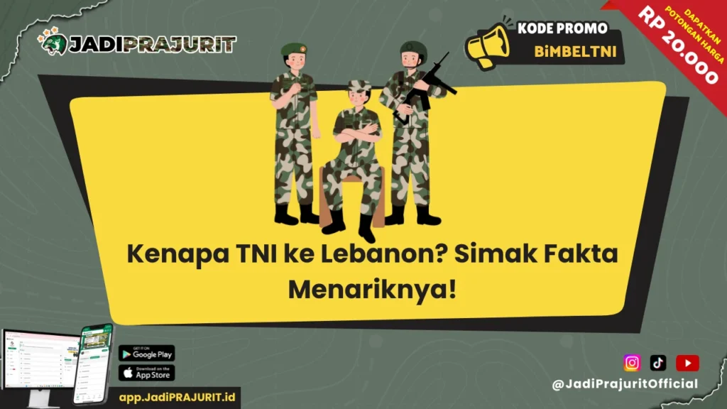 Kenapa TNI ke Lebanon