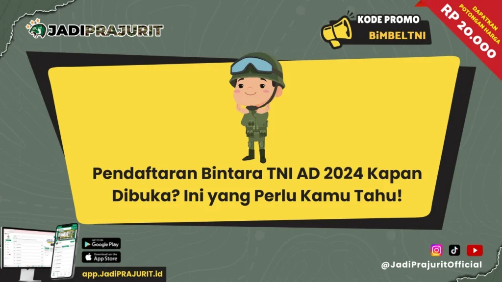 pendaftaran bintara tni ad 2024 kapan dibuka