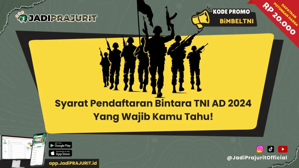 syarat pendaftaran bintara tni ad 2024