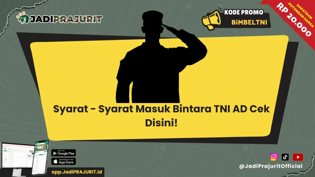 Syarat - Syarat Masuk Bintara TNI AD