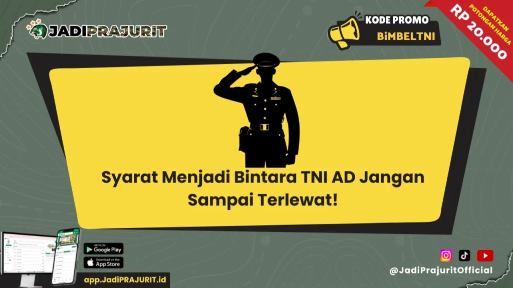 syarat menjadi bintara tni ad