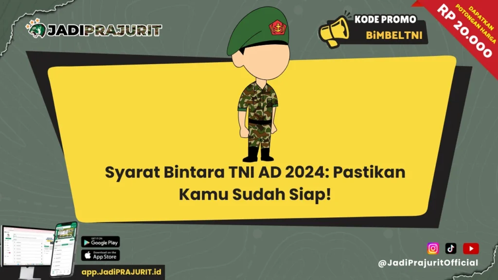 Syarat Bintara TNI AD 2024