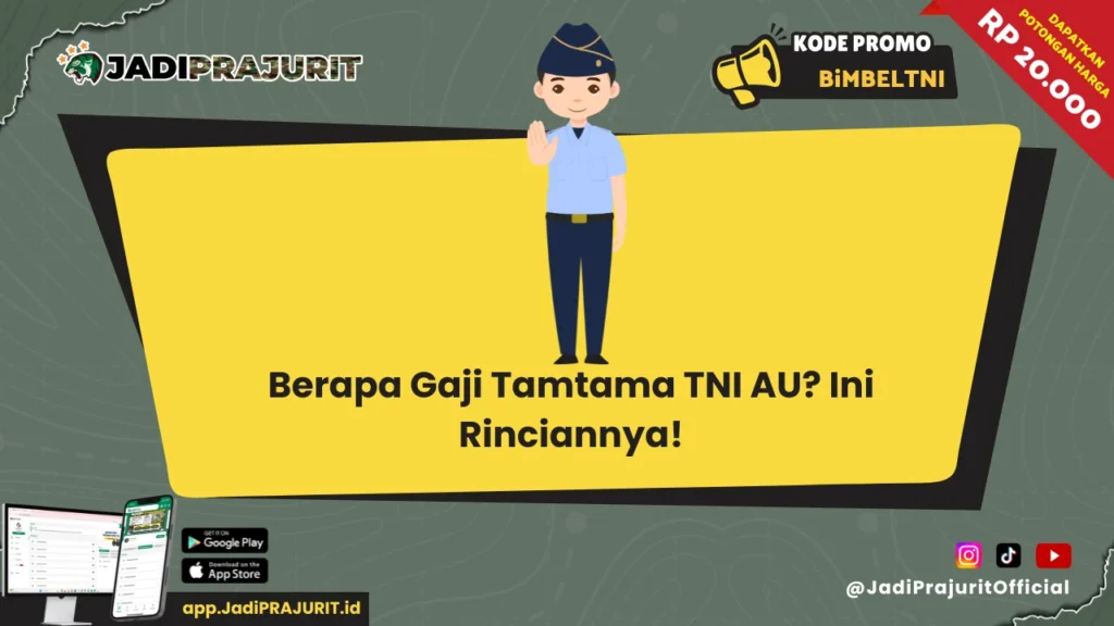 berapa gaji tamtama tni au