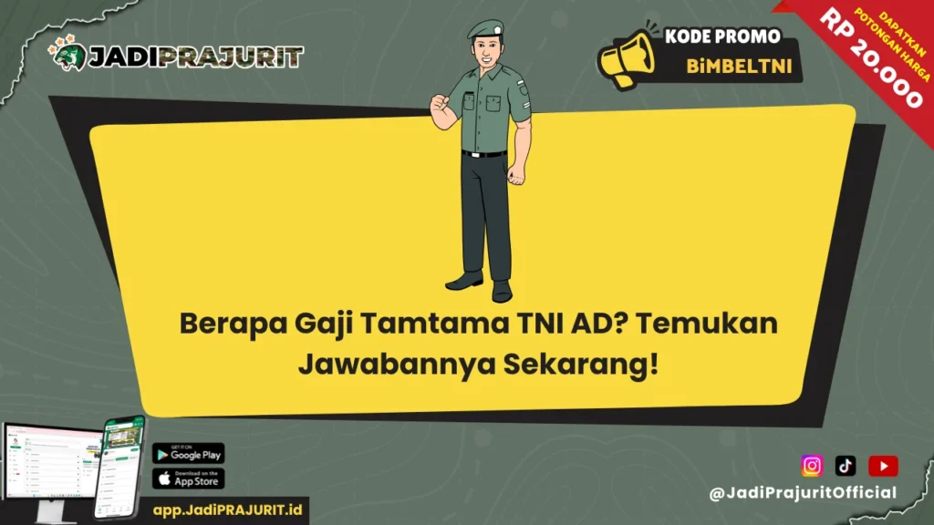 Berapa Gaji Tamtama TNI AD