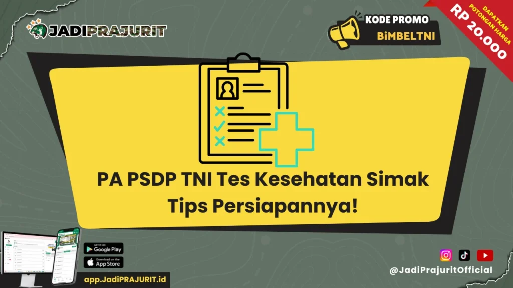 PA PSDP TNI Tes Kesehatan