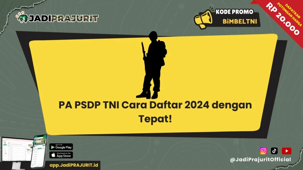 PA PSDP TNI Cara Daftar 2024