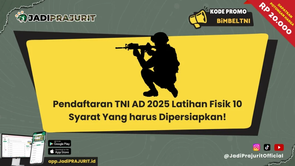 Pendaftaran TNI AD 2025 Latihan Fisik 