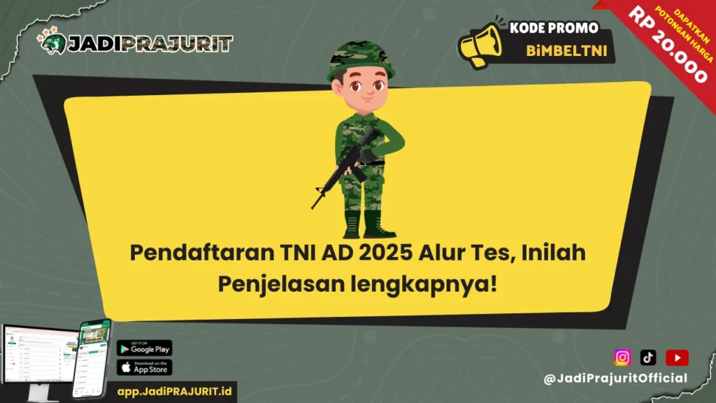 Pendaftaran TNI AD 2025 Alur Tes