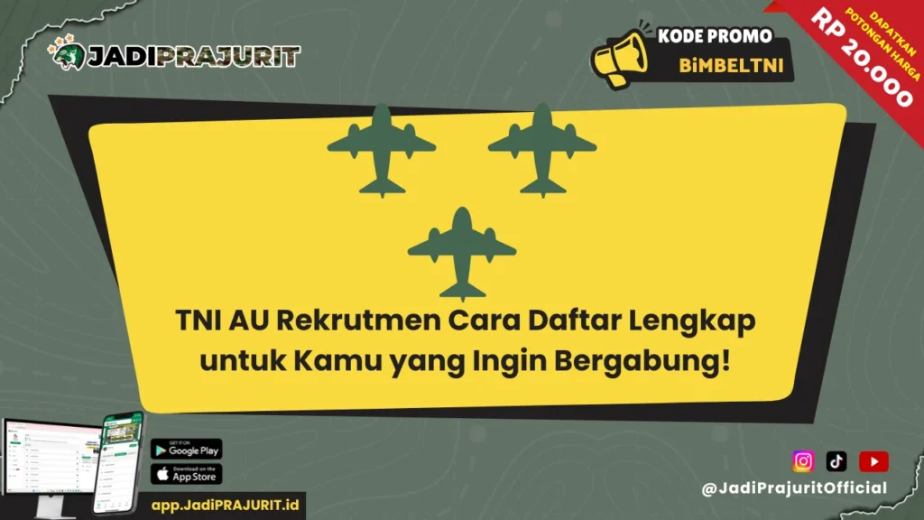 TNI AU Rekrutmen Cara Daftar 