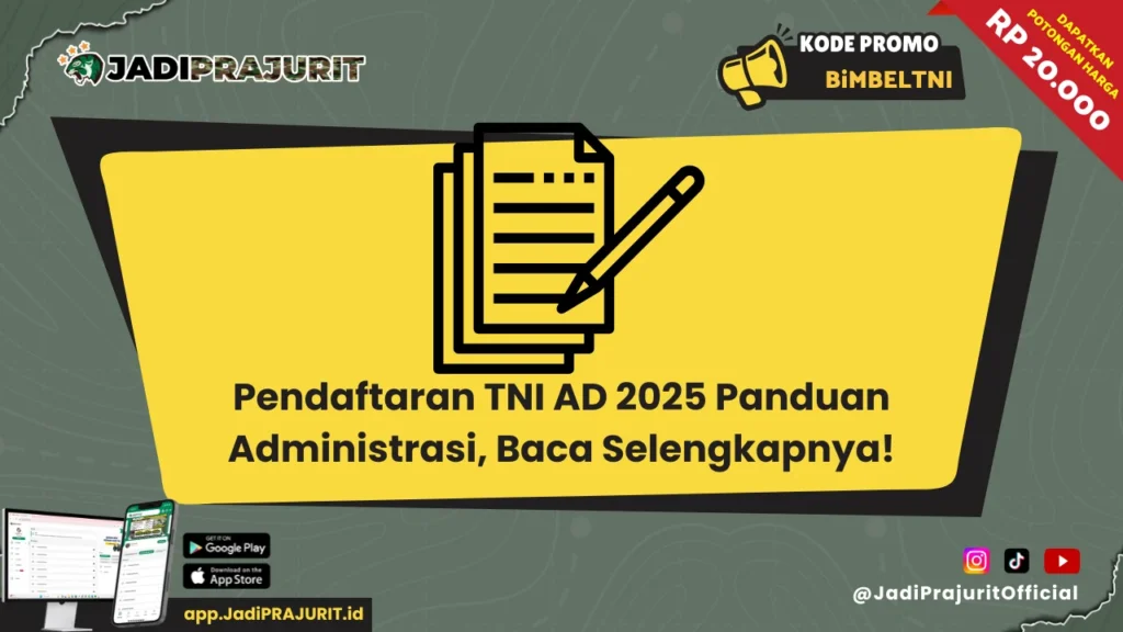 Pendaftaran TNI AD 2025 Panduan Administrasi