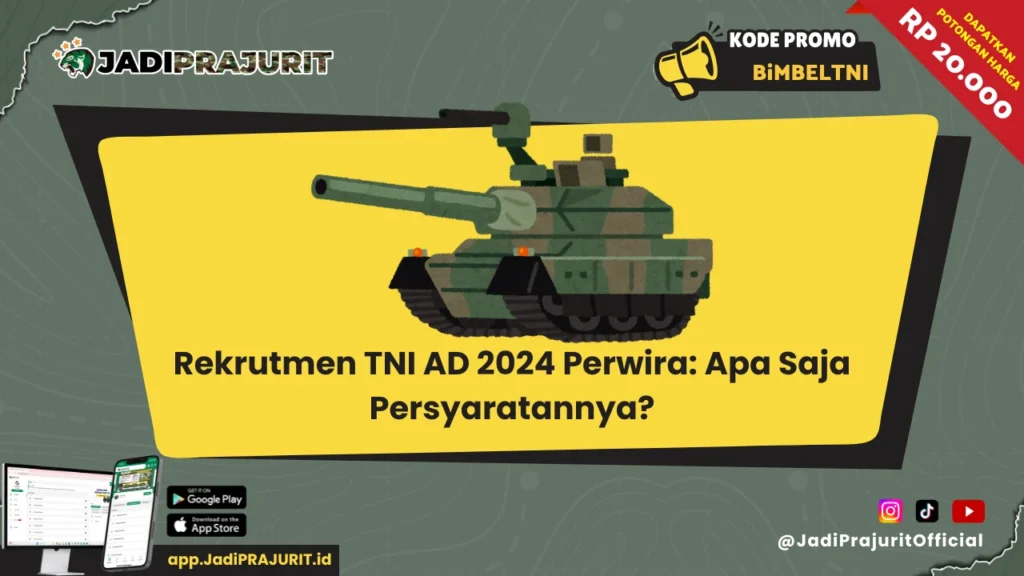 Rekrutmen TNI AD 2024 Perwira