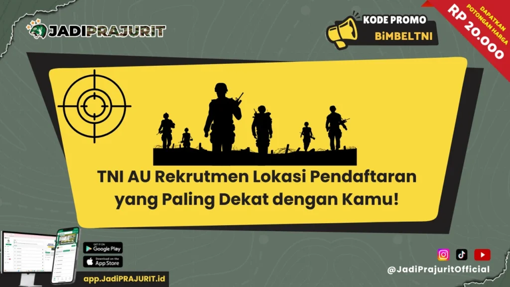 TNI AU Rekrutmen Lokasi Pendaftaran 