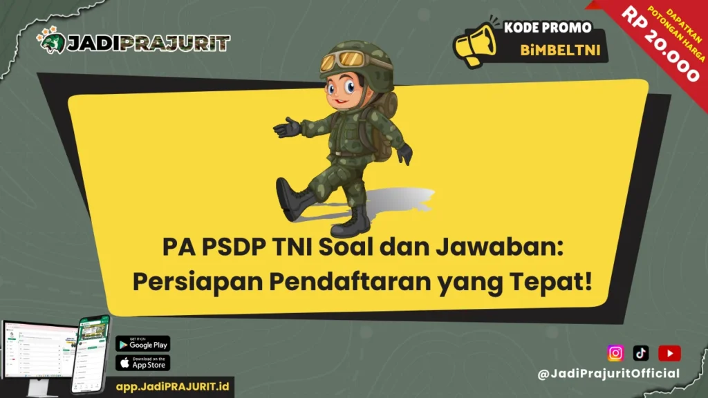 PA PSDP TNI Soal dan Jawaban