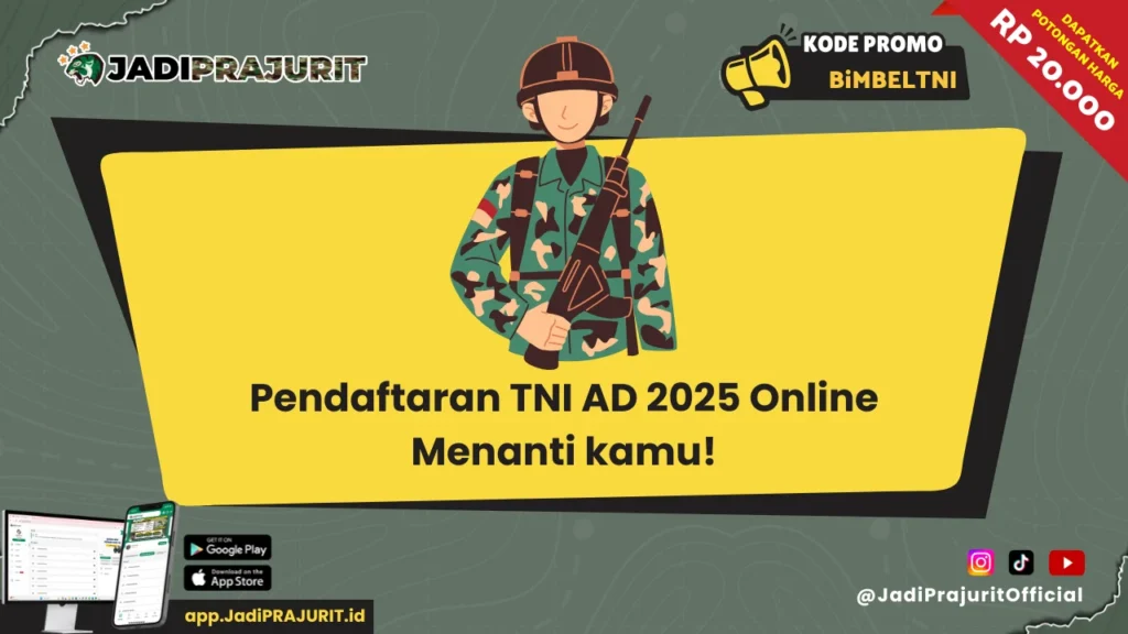 Pendaftaran TNI AD 2025 Online