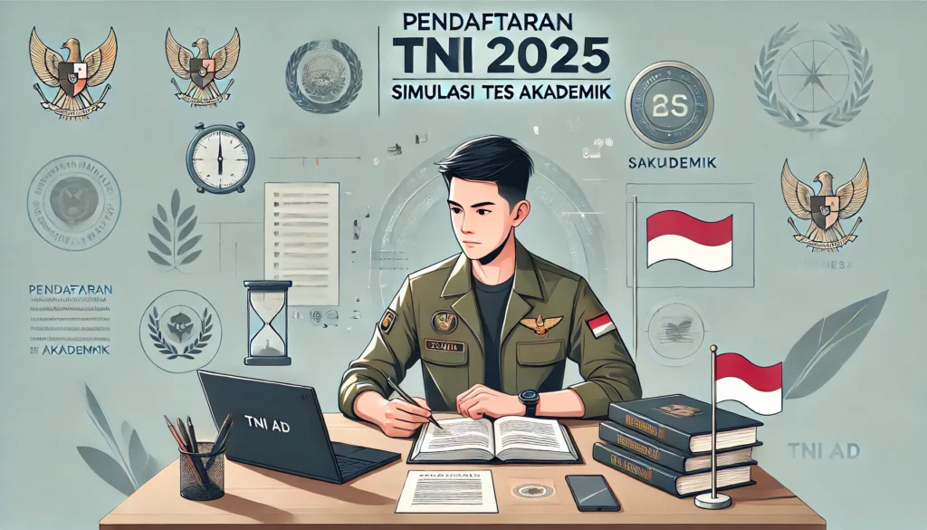 Pendaftaran TNI AD 2025 Simulasi Tes Akademik