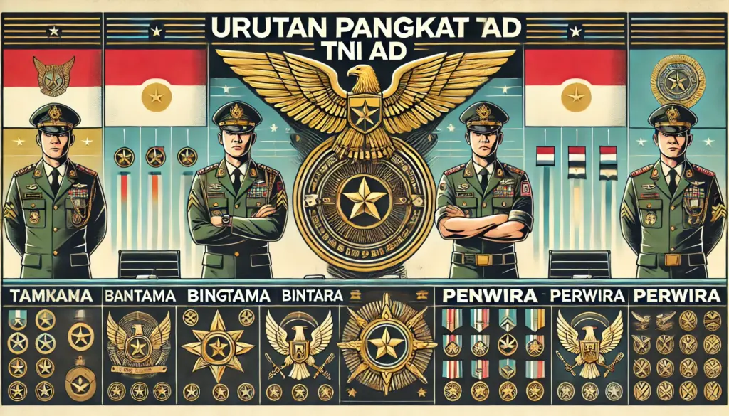 Urutan Pangkat TNI AD dan Persyaratan Untuk Naik Pangkat - Bimbel TNI ...