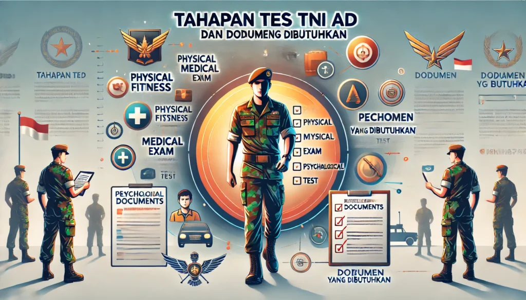 Tahapan Tes TNI AD dan Dokumen yang Dibutuhkan