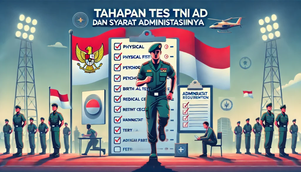 Tahapan Tes TNI AD dan Syarat Administrasinya 