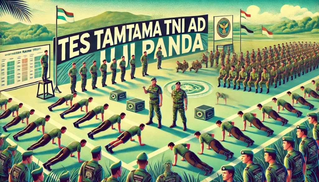 Tahapan Tes Tamtama TNI AD Rik/Uji Panda