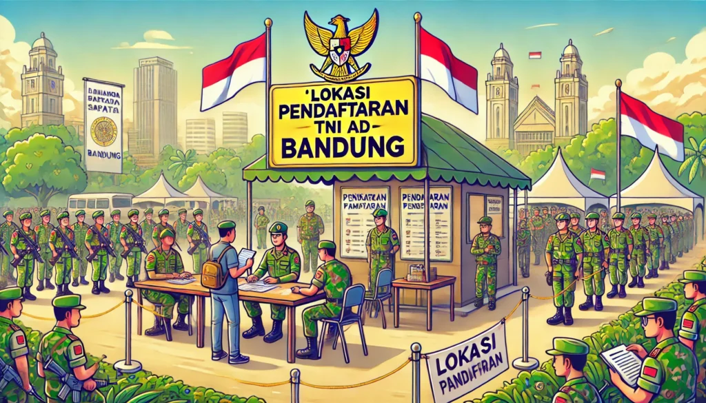 Lokasi Pendaftaran Tamtama TNI AD Bandung 