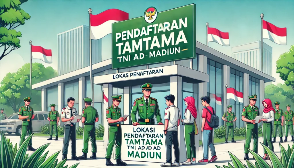 Lokasi Pendaftaran Tamtama TNI AD Madiun