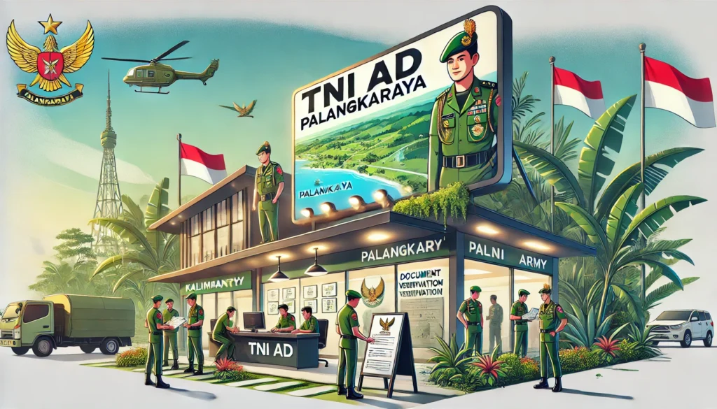 Lokasi Pendaftaran Tamtama TNI AD Palangkaraya