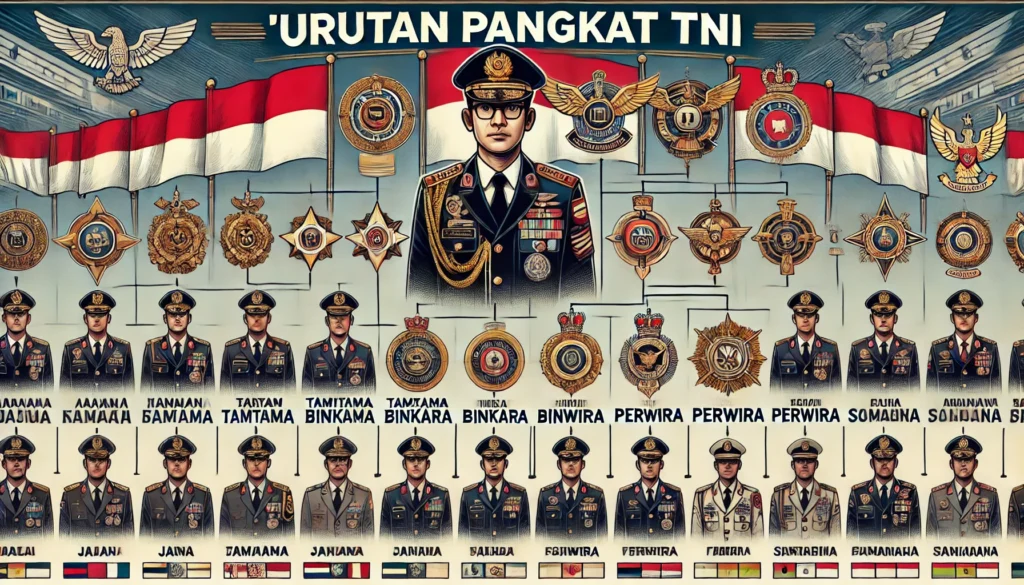 Urutan Pangkat TNI AD dan Kepangkatan