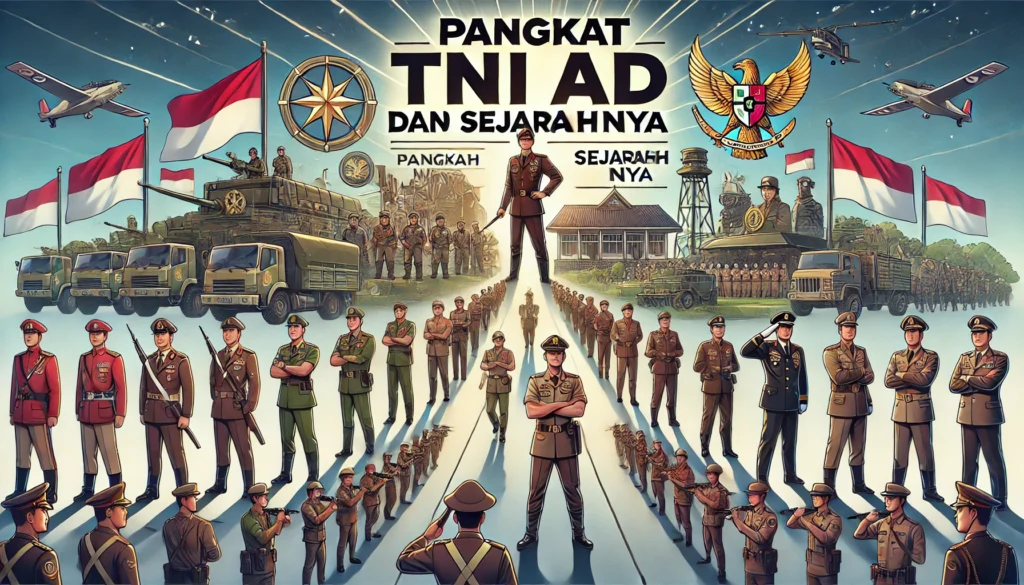 Urutan Pangkat TNI AD dan Sejarahnya