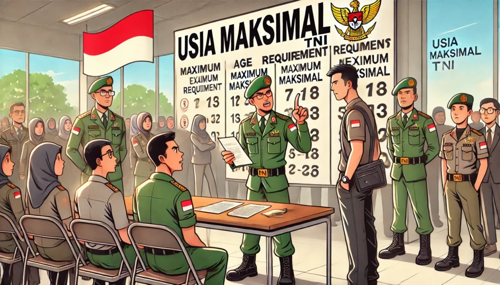 Usia minimal dan maksimal daftar TNI 2025