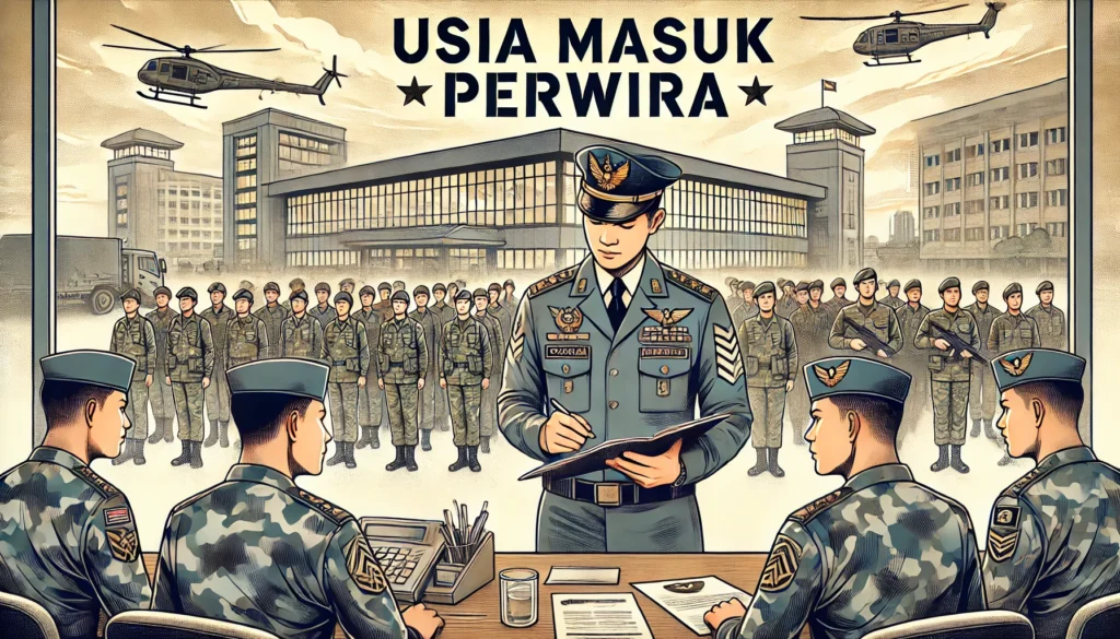 Syarat Usia Masuk Perwira Prajurit Karier TNI