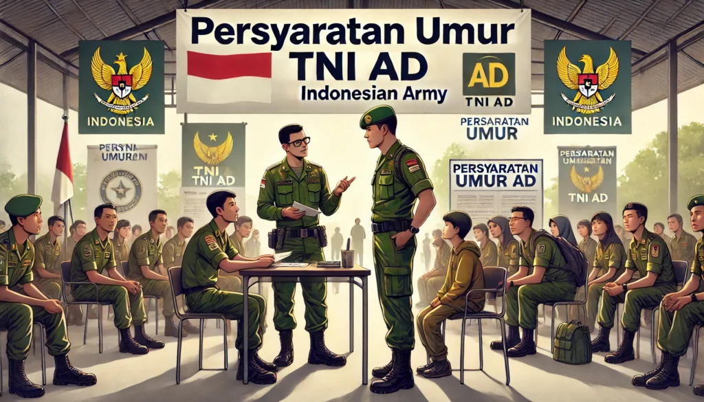 Persyaratan Umur Pendaftaran TNI AD Terbaru 