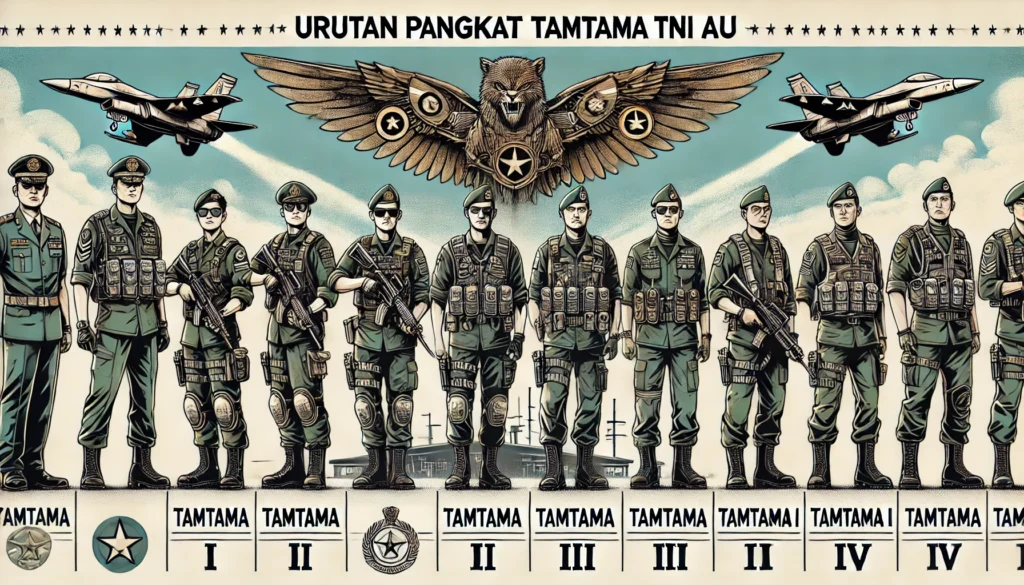 Urutan Pangkat Tamtama TNI AU