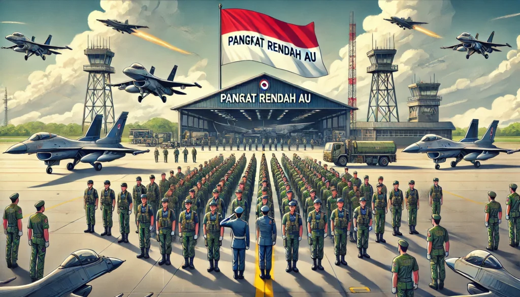 Pangkat Paling Rendah di TNI AU