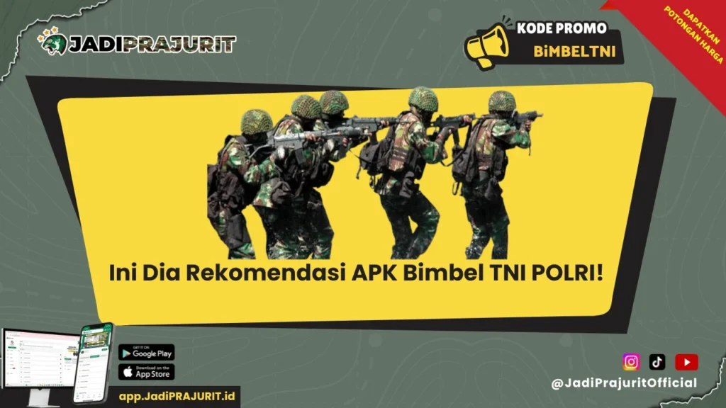 Ini Dia Rekomendasi APK Bimbel TNI POLRI!