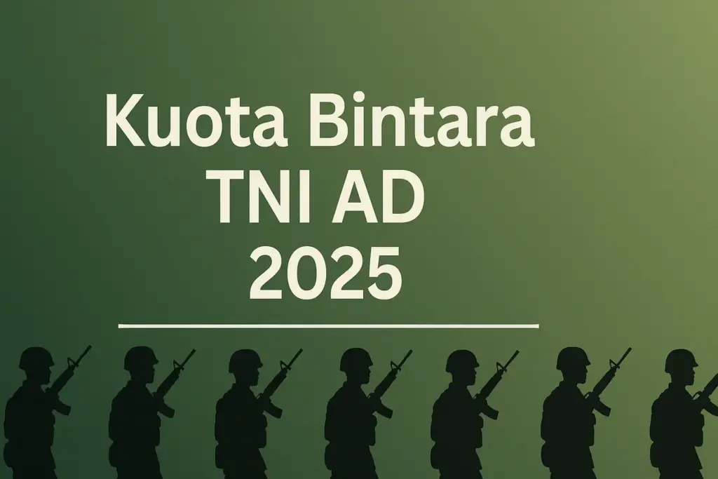 Kuota Resmi Bintara TNI AD 2025