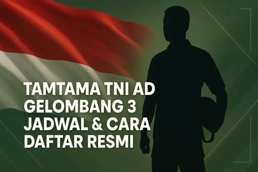 Jadwal Seleksi Tamtama TNI AD Gelombang 3