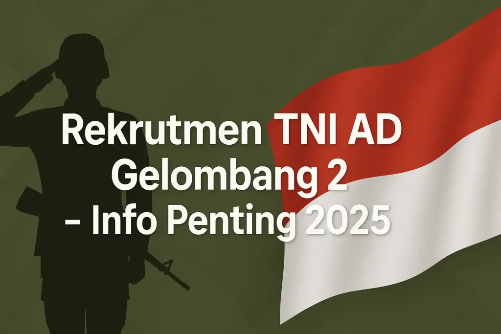 Kuota dan Target Penerimaan Bintara TNI AD 2025