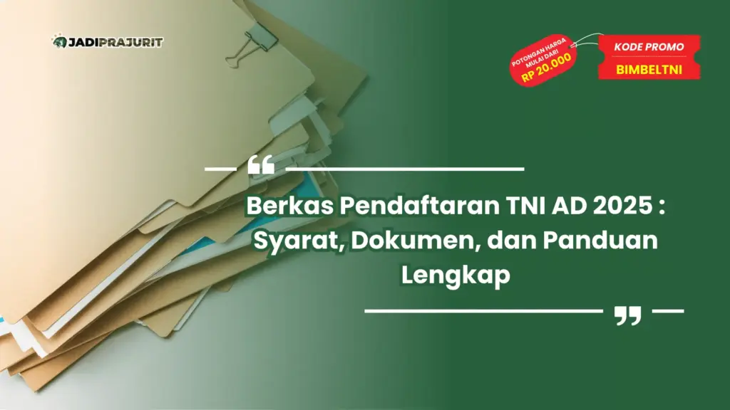 Berkas Pendaftaran TNI AD 2025