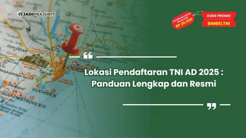 Lokasi Pendaftaran TNI AD 2025