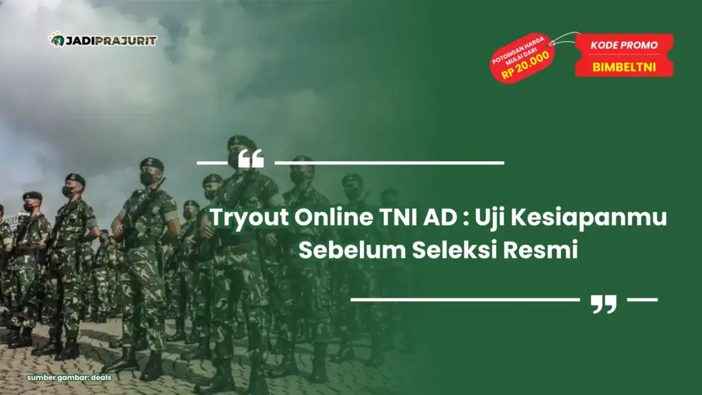 tryout online tni ad