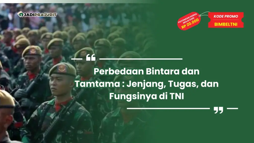 perbedaan bintara dan tamtama