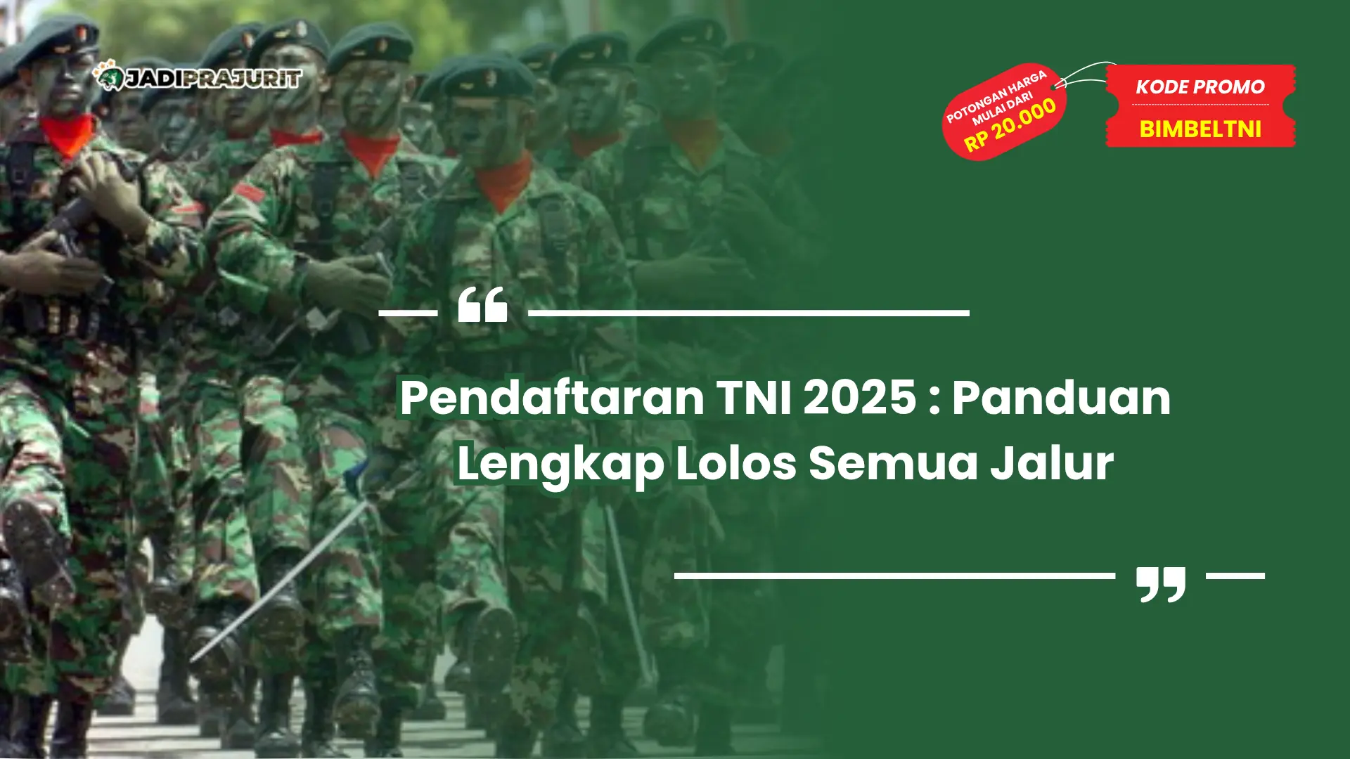 Pendaftaran TNI 2025