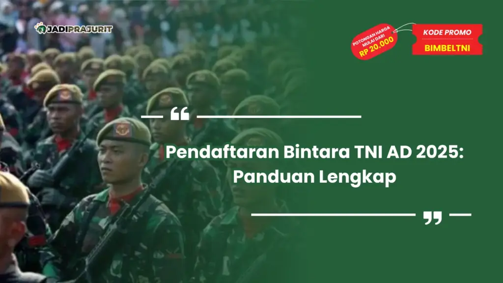 Pendaftaran Bintara TNI AD