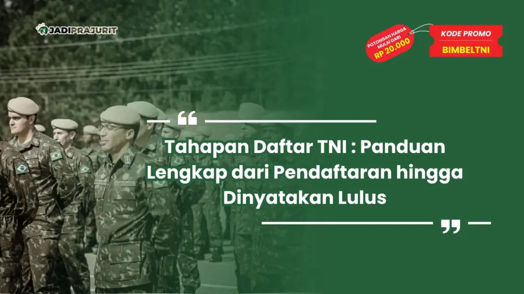 Tahapan Daftar TNI